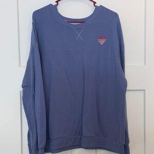 XL C&C California Blue Crewneck Sweater with Heart Patch